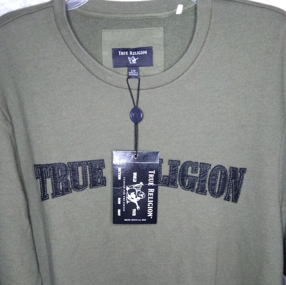 True Religion Other - TRUE RELIGION LOGO THREAD CREWNECK